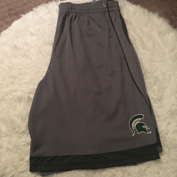 MSU Michigan State University Basketball Shorts - Picture 7 of 7